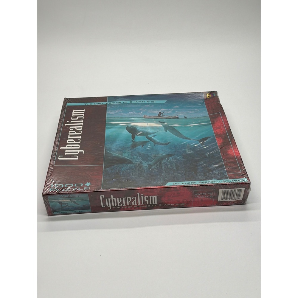 Cyberealism Dolphins Secret Atlantis 1000 Piece Puzzle Chayan Khoi Buffalo Games